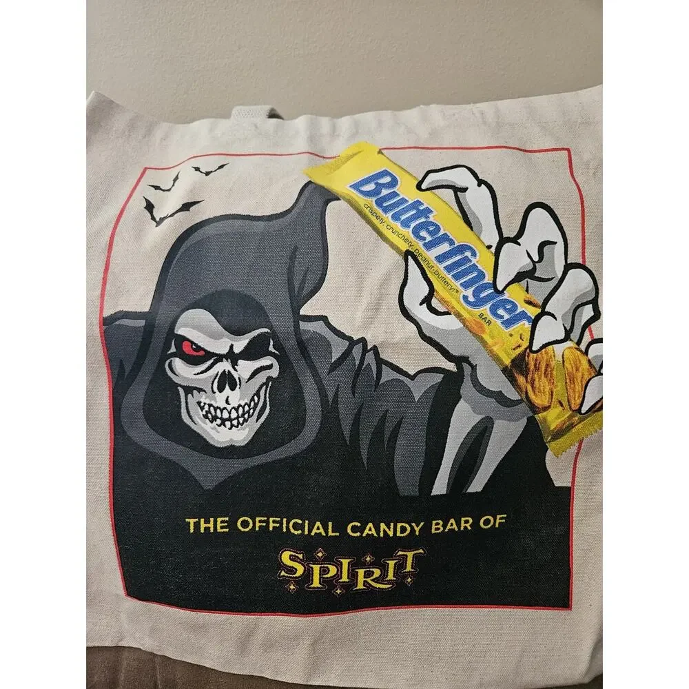 Limited addition Spirit Halloween Butterfinger tote bag